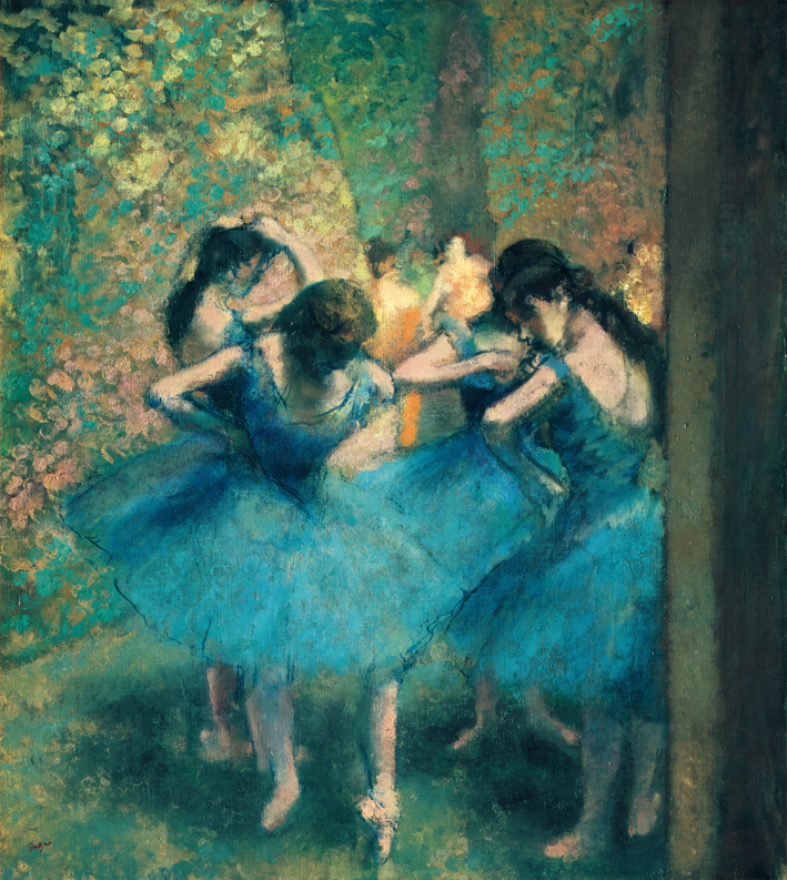  埃德加·德加 Edgar Degas—— 蓝衣舞者-H
